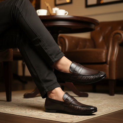 Dark Brown Tone Formal Loafer
